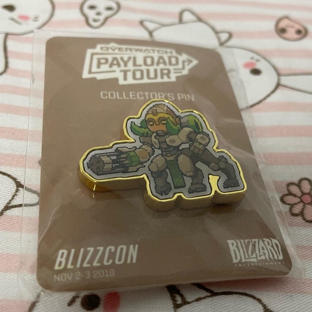Overwatch Payload Tour Official Orisa Pin Blizzard BlizzCon 2018 New